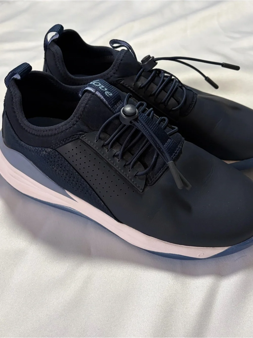 Clove women’s  classic Navy and Light Blue Casual Sneakers nursing shoes